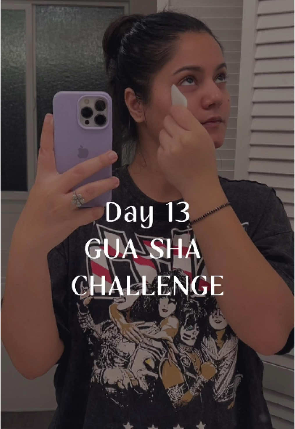 Day 13 of 30 days of Gua Sha Challenge ❤️ #guasha#glassskin #galssskinchallenge 