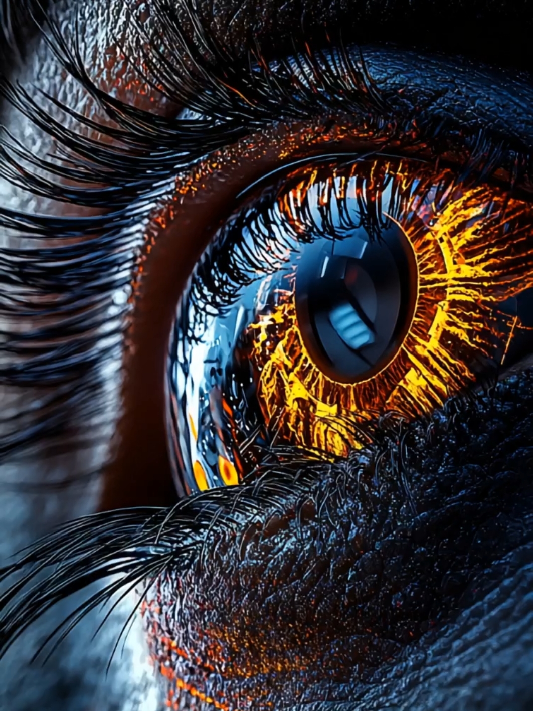 👁👁  #aiplayground #eye#aiartcommunity #aicreate #fantasyart #digital art #aicreate #mysterious #transition 
