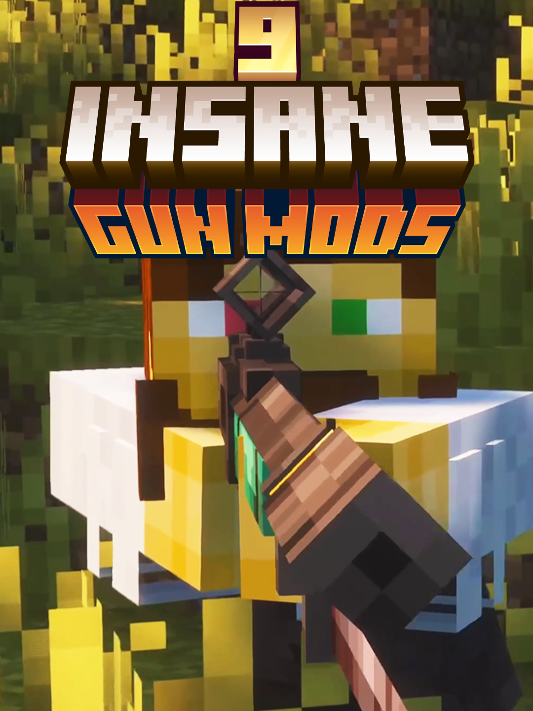 9 Insane Minecraft Mods that add Guns #Minecraft #minecraftmods #moddedminecraft #minecraftjava #fyp #foryoupage #minecraftbedrock #mcyt #gaming