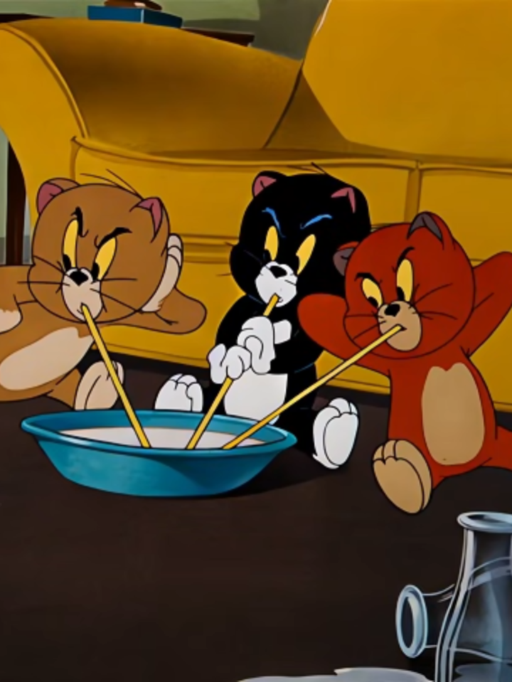 1952 - Tom and Jerry. Triplet Trouble #tomandjerry #warnerbros #fredquimby