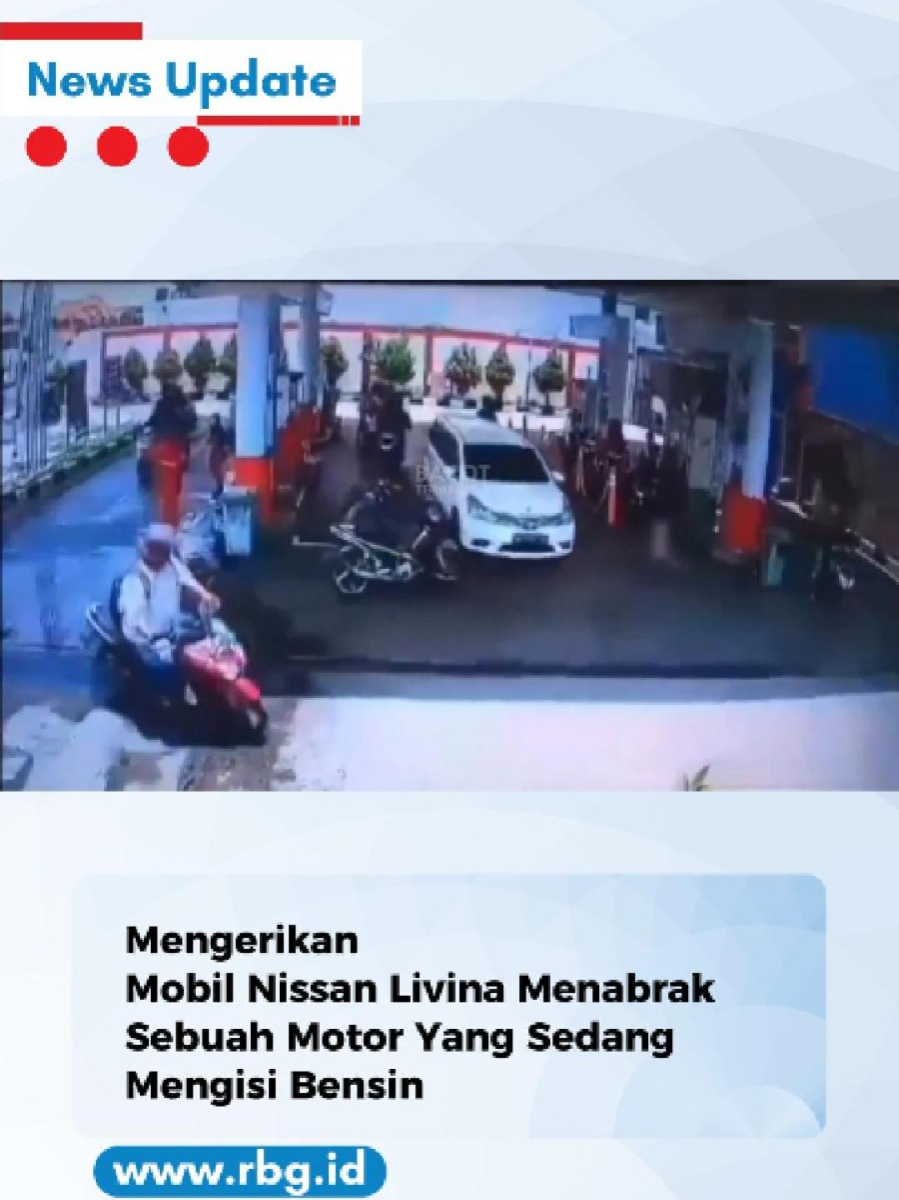 Viral Mobil Livina Putih Tubruk Pemotor yang Tengah Isi Bensin di SPBU Pertamina, Langsung Dikasih Paham Netizen Setempat!