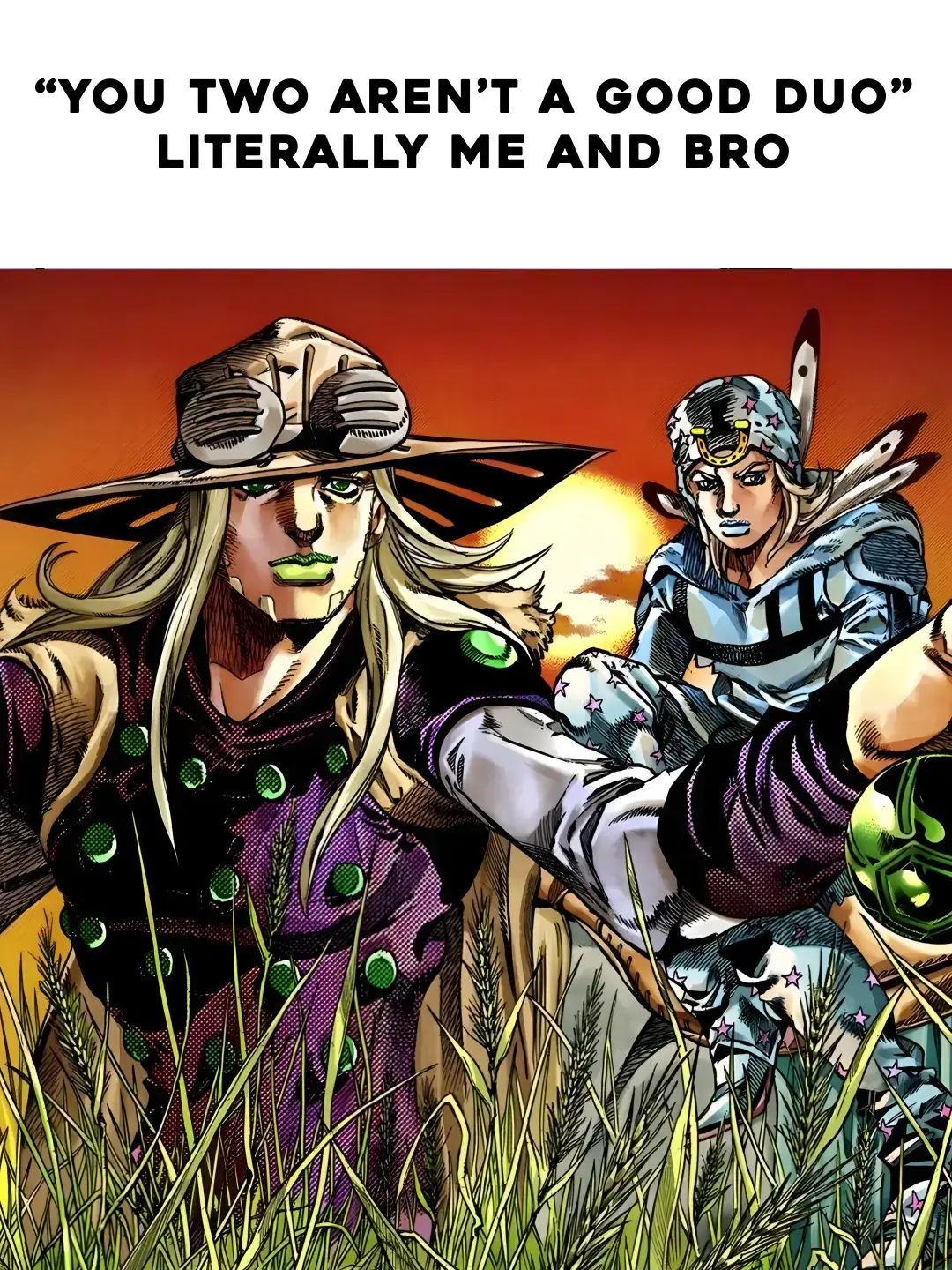 Johnny and gyro are too good #anime #animeedit #jojosbizarreadventure #jojosbizarreadventureedit 