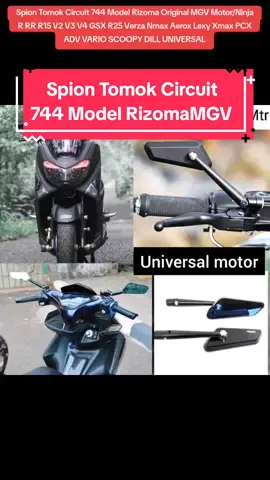 RECOMENDASI Spion Tomok Circuit 744 Model Rizoma Original MGV Motor/Ninja R RR R15 V2 V3 V4 GSX R25 Verza Nmax Aerox Lexy Xmax PCX ADV VARIO SCOOPY DILL UNIVERSAL #spion #spiontomok #spiontomokcircuit #universal #semuajenismotor #ninjar #ninjarr #r15 #v2 #v3 #v4 #gsx #r25 #verza #nmax #aerox #lexi #xmax #pcx #adv #vario #scoopy #abcxyz #fypシ゚viral #partmotor #sparepartmotor #ndasparepart 