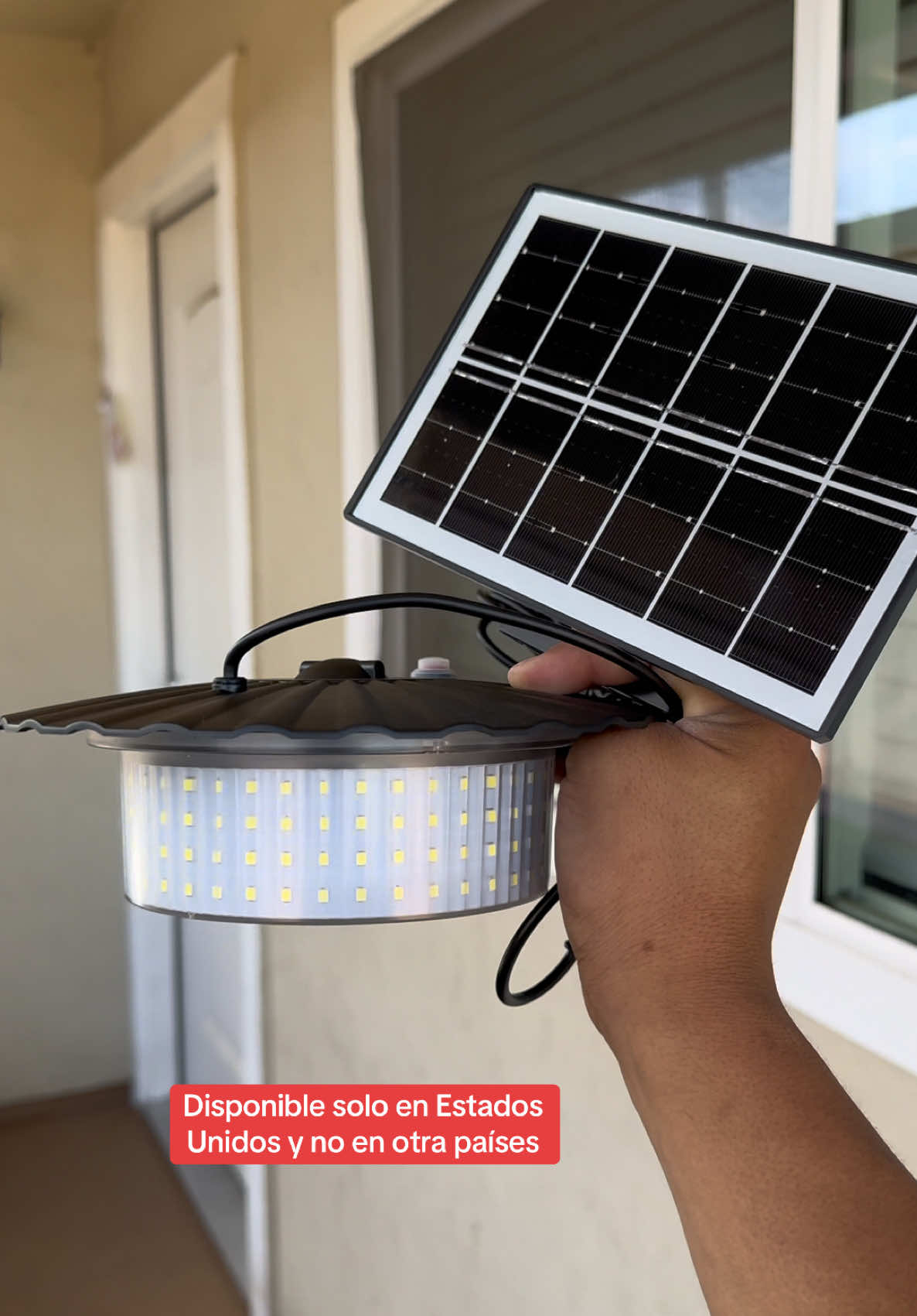 Foco #eléctrico #solar #bueno #bateria #patio #recargable #faro #sensores #luz #garaje 