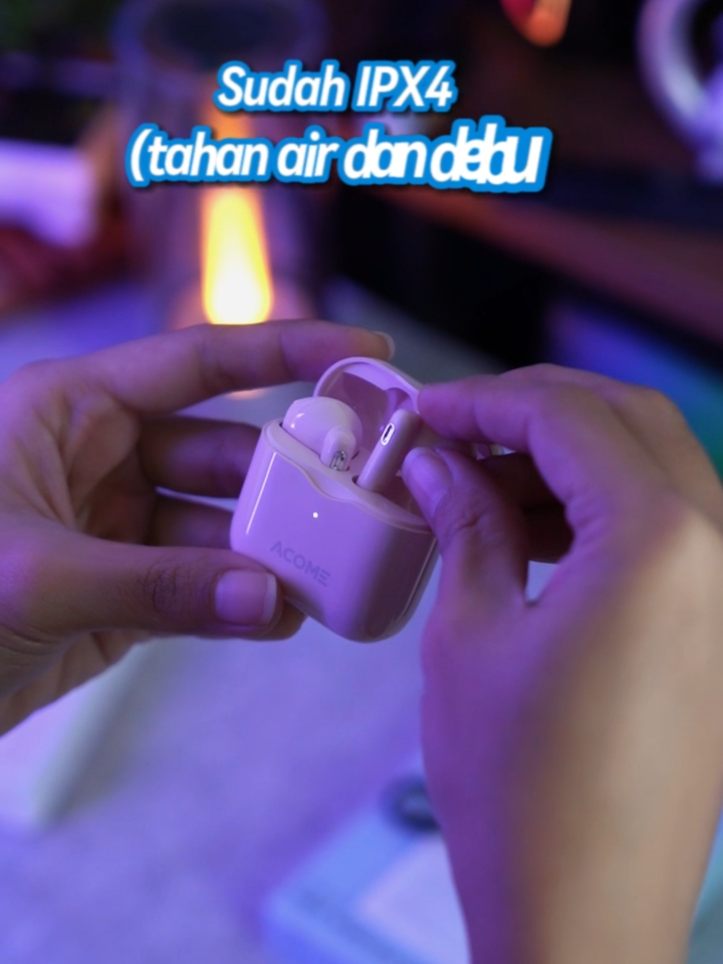 TWS Pink Gemes, Cuma 99 Ribu! Harga ramah di kantong, kualitas tetap premium. Yuk, serbu sekarang sebelum sold out!  #acomeindonesia #tws #twsacome #twsbluetooth #fyp