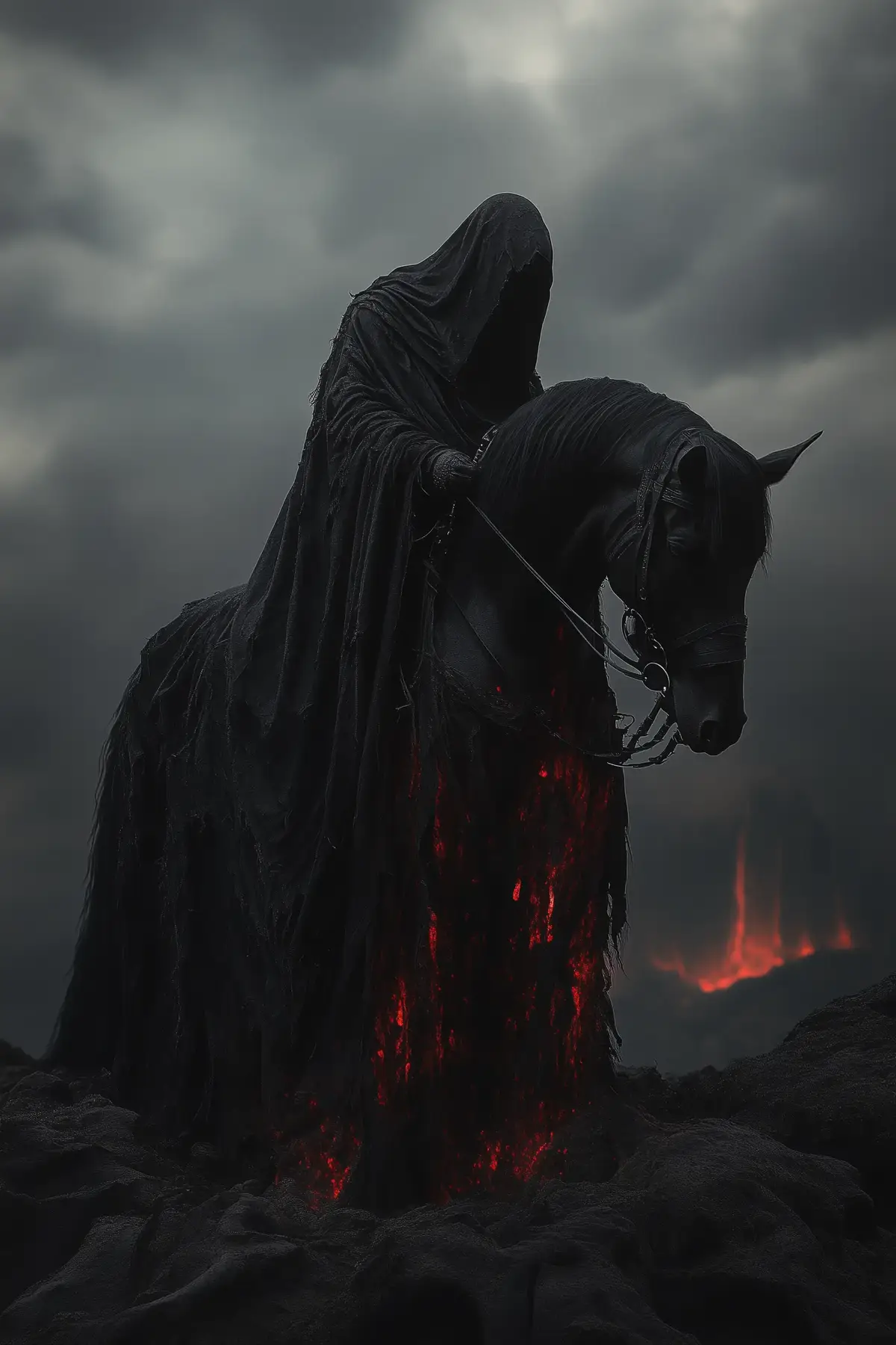 #apocalypse #knight #horse #death #Art 