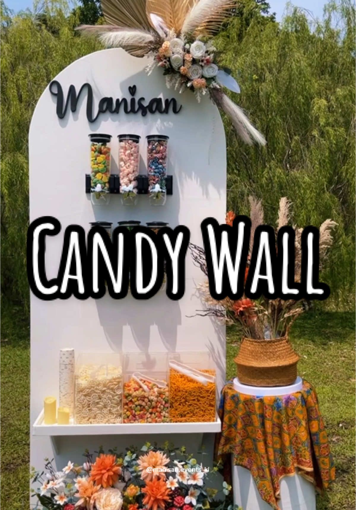 1st CANDY WALL in KL and Selangor. Boleh booking untuk pelbagai Majlis seperti Majlis Kahwin, Aqiqah, Birthday, Company Events dll… So korang tunggu apa lagi? Jom lerrr booking dgn kami 🥰  #CapCut #candywall #candybar #candywallkl #candywallkualalumpur #candywallselangor #candybarkl #candybarkualalumpur #fyp #candywallselangor #eventplanner #wedding #birthday #birthdayparty #aqiqah #companyevents #familyday #celebration #party #eventcandy 