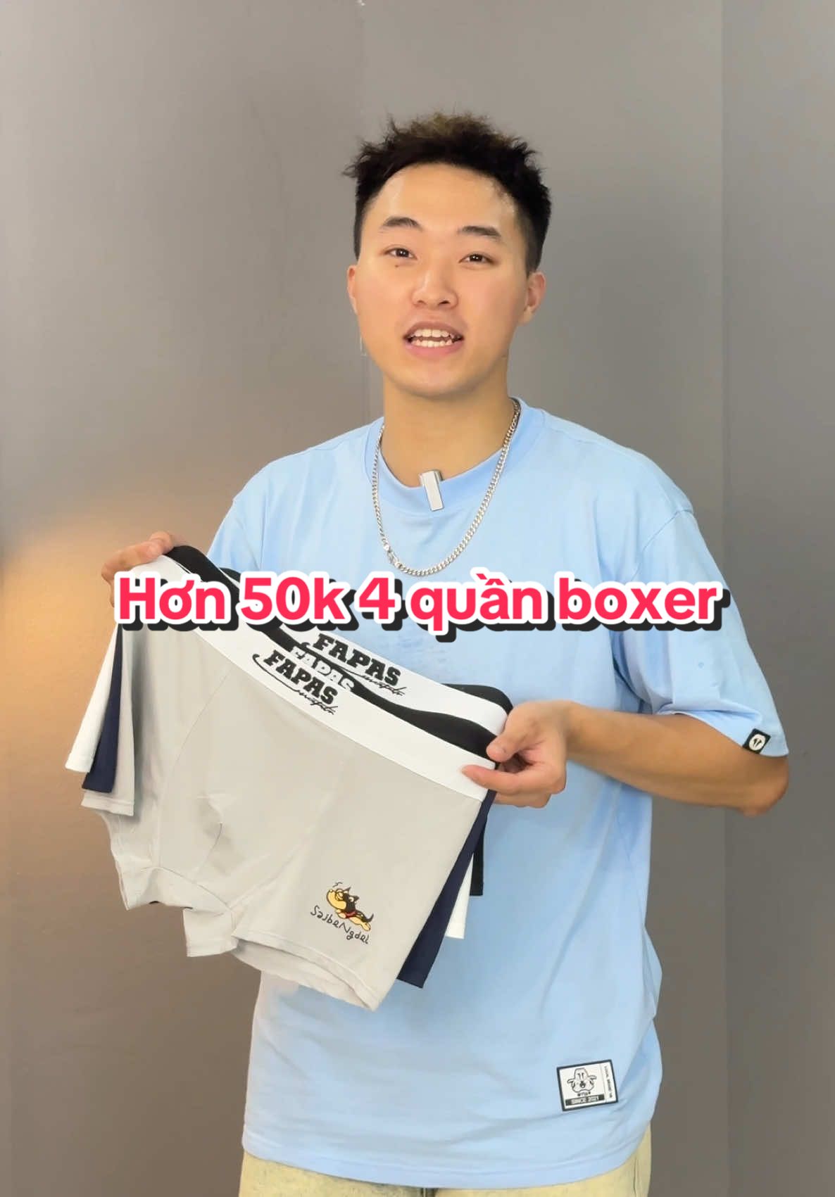 Hơn 50k cho 4 chiếc boxer chất đẹp bảo sao lượt bán của shop tốt đến vậy 😎 #quansipnam #quanboxer 