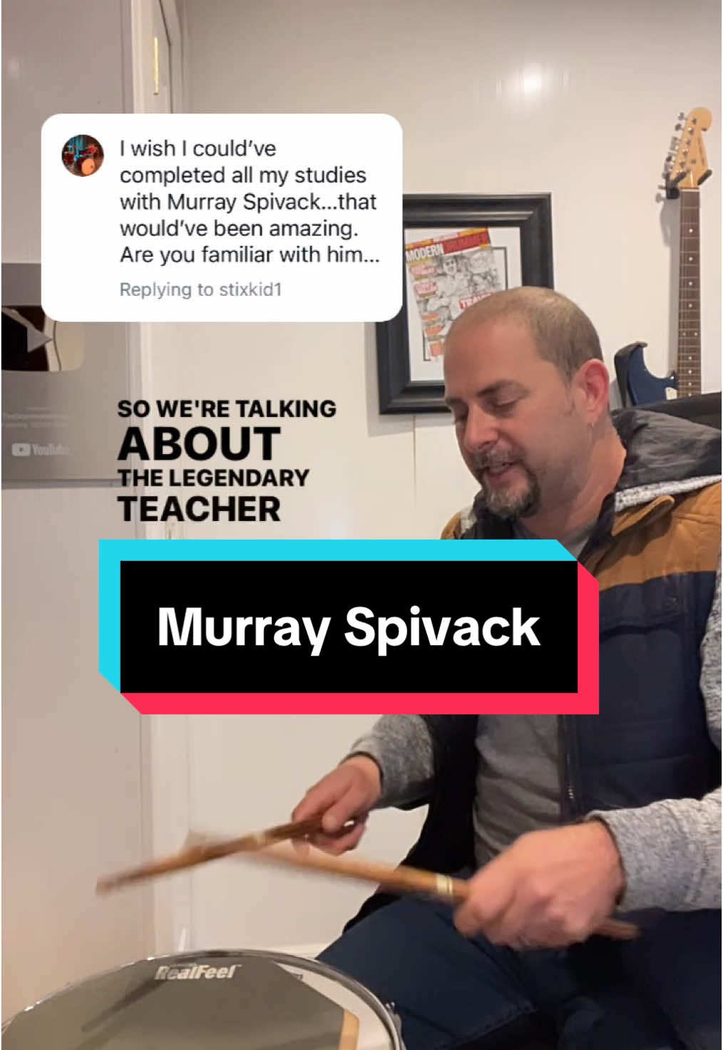 This is one concept that I got from Chad Wackerman… who got it from Murray Spivack… and it’s one of the MOST powerful concepts to understand when it comes to Sticking and Stick Control on #drums #drumlesson #drummersoftiktok