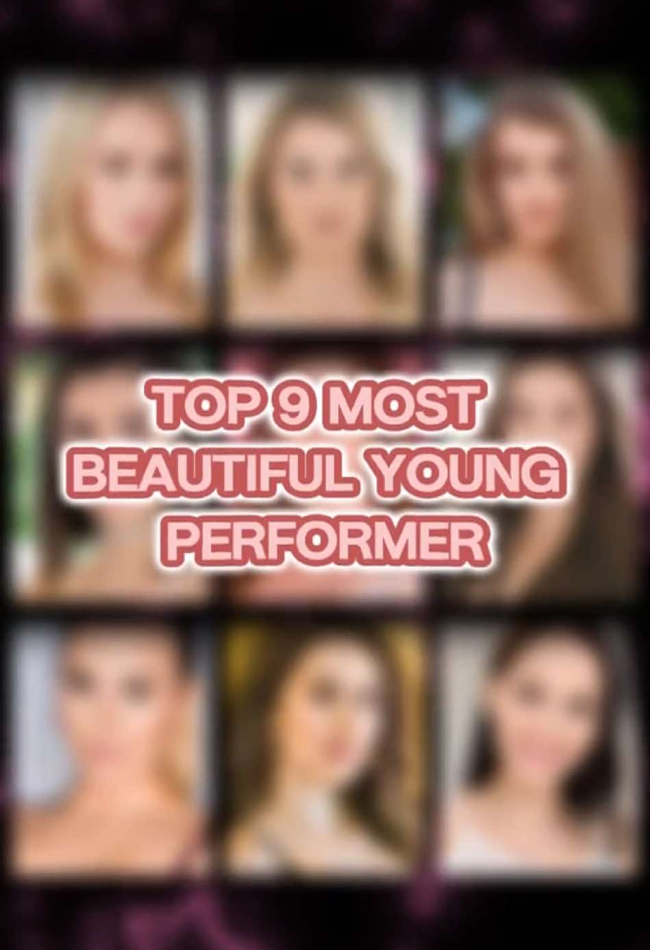 Top 9 Most Beautiful Young performer #america #american #1min #best #fyppage #tiktok_us #2024 #viralllllll #trendin