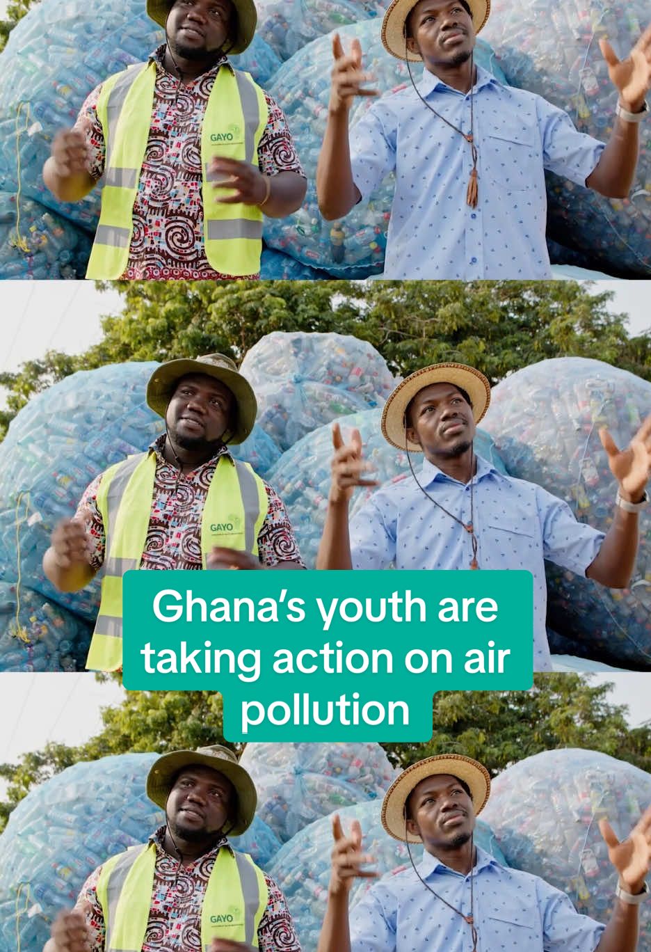 Young people in Ghana are frustrated with the air pollution from burning waste that affects their lives and health. GAYO reduces the toxic fumes that come from burning rubbish through effective waste management. Hear from co-founder Desmond in our latest @YouTube video. #wastefree #zerowaste #climate #pollution #ghana #africa