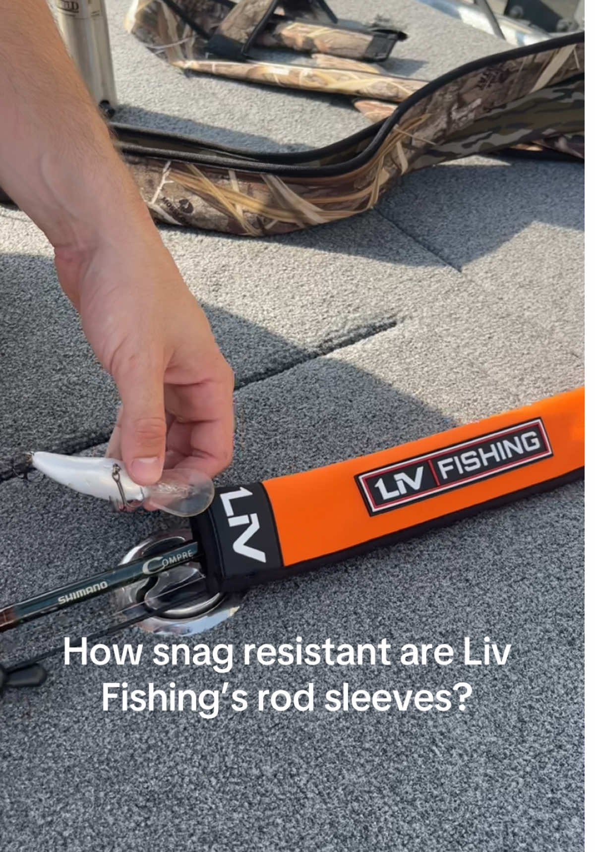 Get the snag resistant rod sleeve while its on sale! Flash sale active now! #livfishing #fishinggear #rodsleeves 