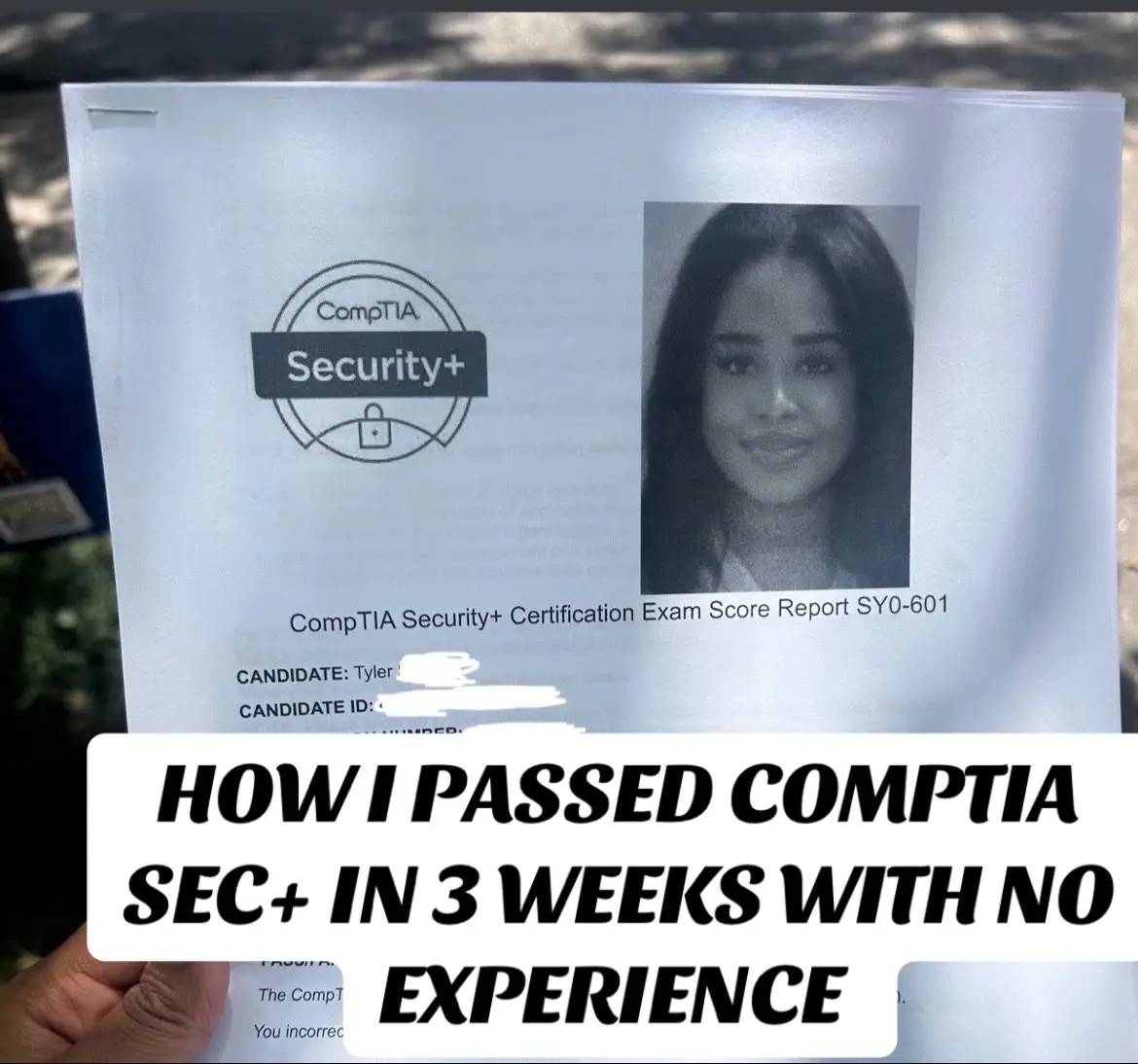 It paid off! This wasnt easy but nothing in life is! Heres how i did it! #technology #tech #techtok #techtips #comptia #comptia #cybersecurity #securityplus #trifecta 