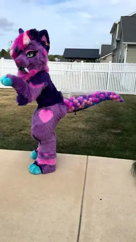 New tail from mantacrafts!!!!  #furry #fursona #fursuit #furryfandom #furrytiktok #fursuittail 