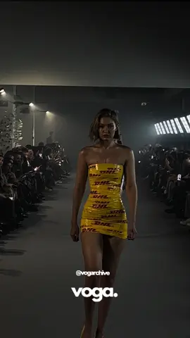 Best ever runway of my life  #travisscott #gigihadid #anokyai #vetements #fashionweek #Runway #catwalk #fashion 