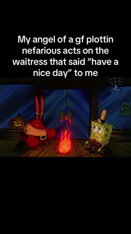 She just loves me guys😪#fyp #fypシ #meme #mrkrabscampfire 