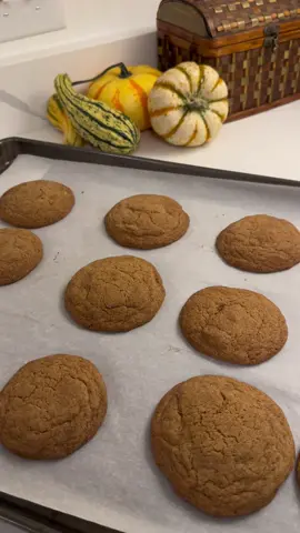 Rainy days are for baking! Pumpkin Snickerdoodle Cookies 🧡 Recipe by Cambrea Bakes #cooking #homecook #cookingvlog #FoodTok #cozycooking #aestheticcooking #cozyvibes #cozy #cozytok #minivlog #vlogtok #dailyvlog #slowliving #Recipe 