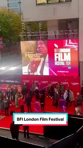 Lets take a look at the UK Premiere of Hard Truths! 🎬 #fyp #londonfilmfestival #bfi #britishfilm #premiere 
