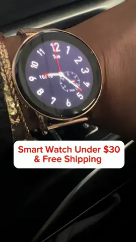 This smart watch is so pretty and isn’t less than $30. Grab one for yourself or as a gift. #fyp #tiktokshop #tiktokmademebuyit #smartwatch #fitnesstracker #giftsforher 