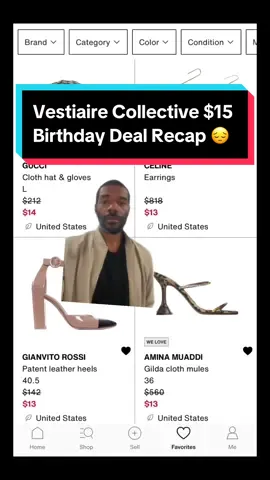 Replying to @matte2251 Welp @Vestiaire Collective US drop was a wash, but that was to be expected #fashiontiktok #bargainshopping #dior #fendi #lv #burberry #hermes 