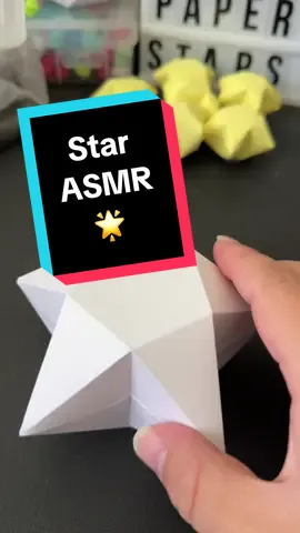 Star box to hold stars. Star-ception? #starbox #origami #luckystars #papercraft #art #goodluck #customgift #handmade #fyp #foryou 