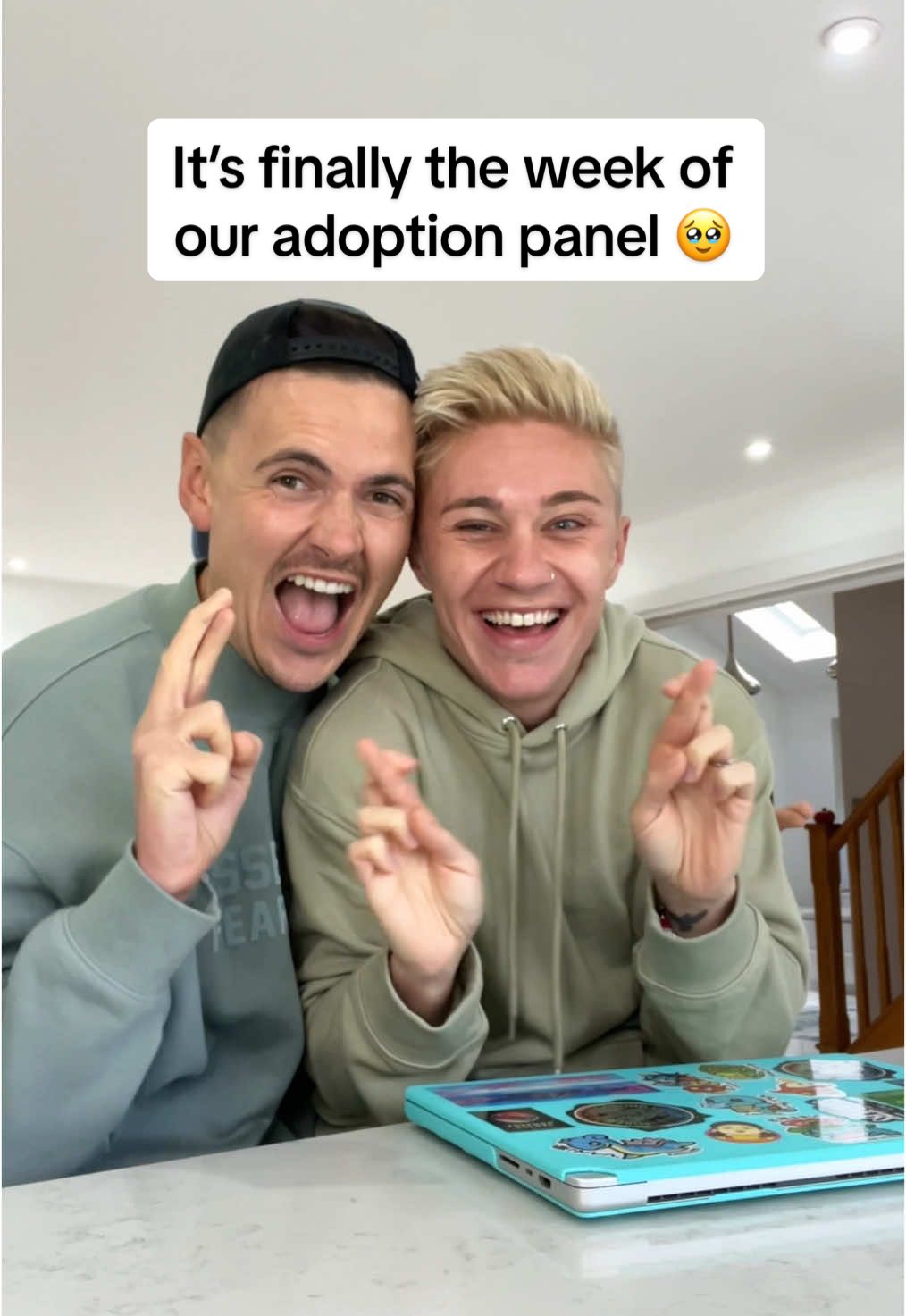 One of the biggest adoption weeks for us 👶 wish us luck 🥹 #couplecomedy #adoption #couple 