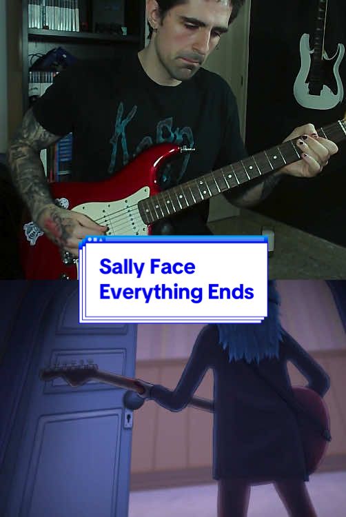 Support me by following me on Twitch (/delik6te) 🧩 #sallyface #sallyfacegame #sallyfaceedit #indiegames #electricguitarcover #fyp #foryourpage 