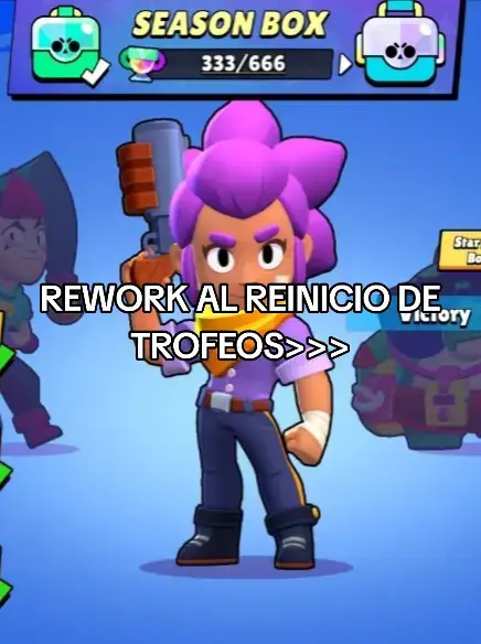 SUPERCELL a reworkeado todo el reinicio de trofeos, eliminando los Rangos De los Brawlers definitivamente, ¡ESTO NO ESTA CONFIRMADO QUE VAYA A LLEGAR TAL CUAL! El equipo de brawl stars leerá sus comentarios y verá que hacer con el cambio y que le parece a la comunidad.  Equipo de Brawl Stars: Ya puedes leer todo sobre estos cambios en el artículo de la sección de noticias del juego! Pero ten cuidado, es MUCHA información y muchos cambios, así que asegúrate de tomarte tu tiempo para leera todo y cuéntanos ¿Qué te a parecido lo que hemos hecho? #brawlstars #reiniciodetrofeos #rework #rangos 