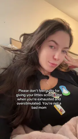 mom to mom.. you are not a bad mom. If you need a few breaks through out the day to keep composure and if screen time is what will do it then so be it. #momtomom #MomsofTikTok #momlife #toddlermom #screentime #creatorsearchinsights 