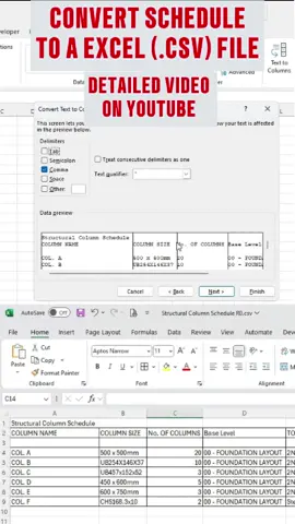 #revit - Convert Schedules to Excel (.csv) in Seconds #architecture #construction #fyp #engineering 