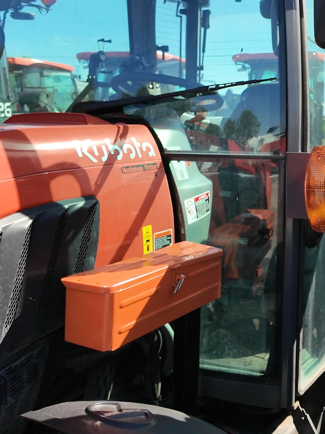 Why we mounted the toolbox on the tractor!🚜 Full video on YouTube! #tractor #snowremoval #snowblowing #snowremovaltractors #kubota