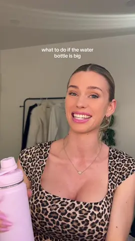 Replying to @Hal what to do if the water bottle is very large 🥹