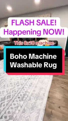 RUN!! This rug is on flash sale! Several sizes and colors available! #tiktokshopblackfriday #tiktokshopcybermonday #tiktokshopholidayhaul #cozycountdown #homedecor #homedecorideas #homedecortiktok #arearug #livingroomdecor #livingroominspo #flashsale #fyp #fypシ #tiktokshop #tiktokshopaffiliate #tiktokshopfinds #familyroomdecor #kidfriendly #petfriendly 