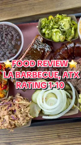 ⭐️FOOD REVIEW⭐️ LA BARBECUE⭐️ AUSTIN TEXAS⭐️ RATING 1-10⭐️ #foodreview #bbq #atx #austintexas #Foodie #mukbang #rating #thegotogirls #labarbecue 