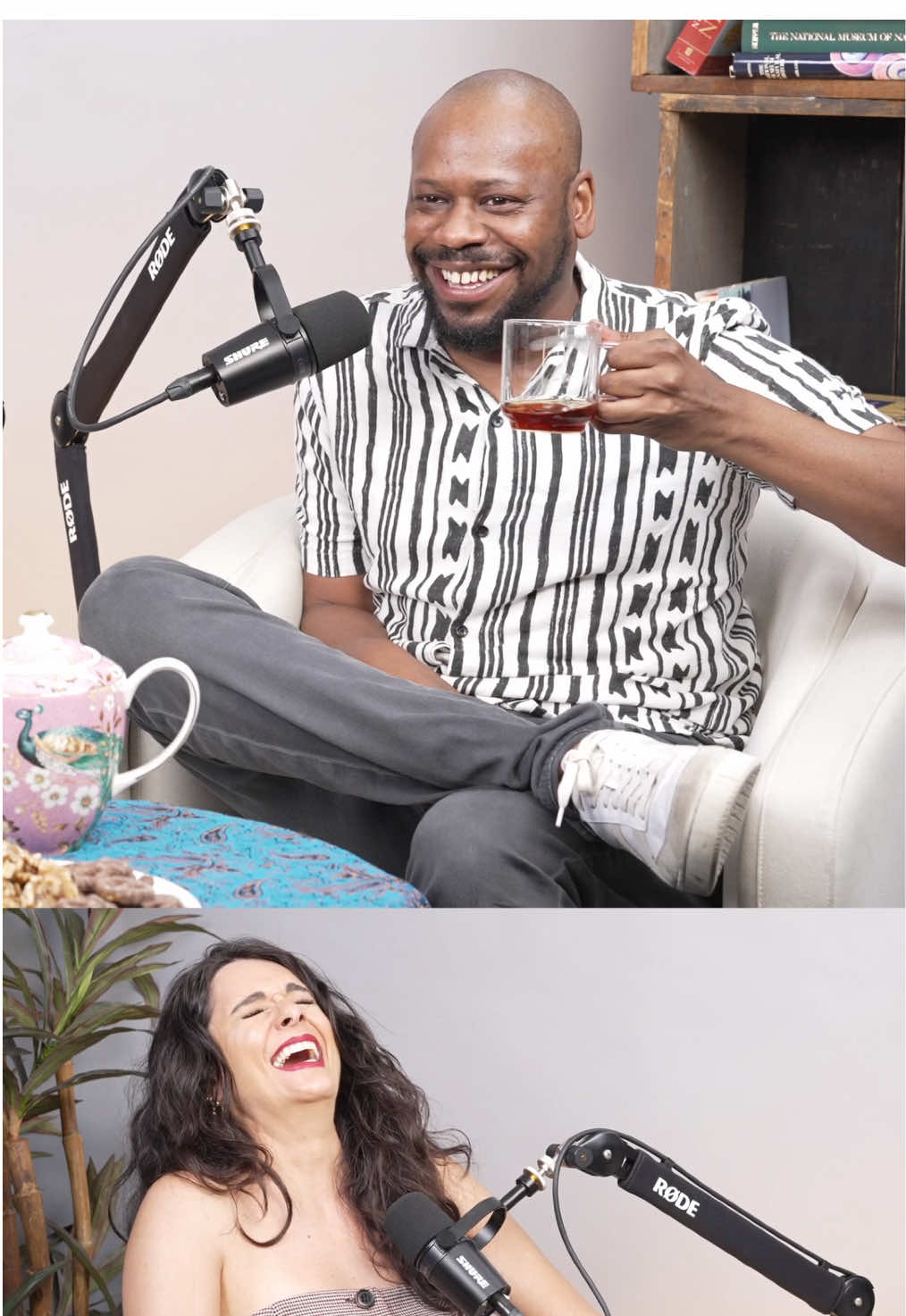 Persian Pop Quiz - Part 2! With artist extraordinare, #MalcolmBarrett  #NazaninNour #Persian #Comedy 