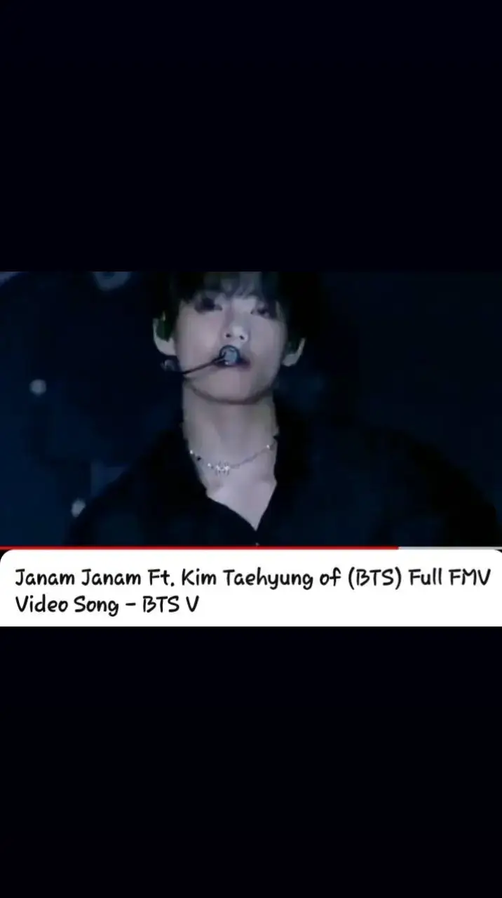 la pelle d'oca la sua voce in questa canzone è straordinaria ❤️❤️❤️ Taehyung Ai - Janam Janam #bts # Taehyungaicover #Taehyung #v #btsai