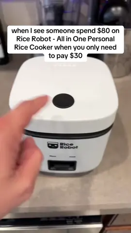 This Rice cooker from rice Robot will save ur weekly dinners! #ricecooker #ricecookerhack #rice #fluffyrice #perfectrice #stickyrice 