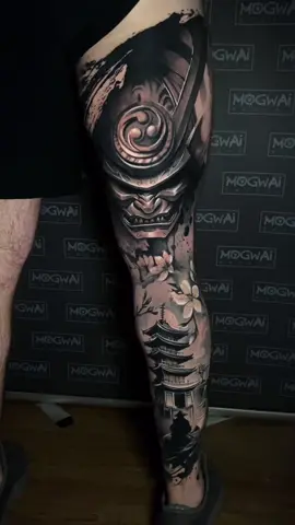 Samurai back leg sleeve Back leg sleeve tattoo for Andrew in Japanese theme, done just the other day over 2 longer sessions. The lower side with the pagoda fully healed and the top side with the Japanese warrior mask freshly done. 🗓️ Bookings Open   📧 For your Free Consultation and Bookings email me at: Blanktattooart@gmail.com 💰 Finances Available to spread to cost in monthly payments  🏠 Done at @mogwai_tattoo_liverpool  Using products from:  @killerinktattoo  @cheyenne_tattooequipment  @dynamiccolor  @hustlebutterdeluxe  @fusion_ink    #realismtattoo #surrealismtattoo #abstractrealismtattoo #liverpooltattoo #liverpooltattooartist #uktattoo #uktattooartists #englandtattoo #englandtattooartist #englandtattoos #liverpooltattoos #liverpooltattoostudio 