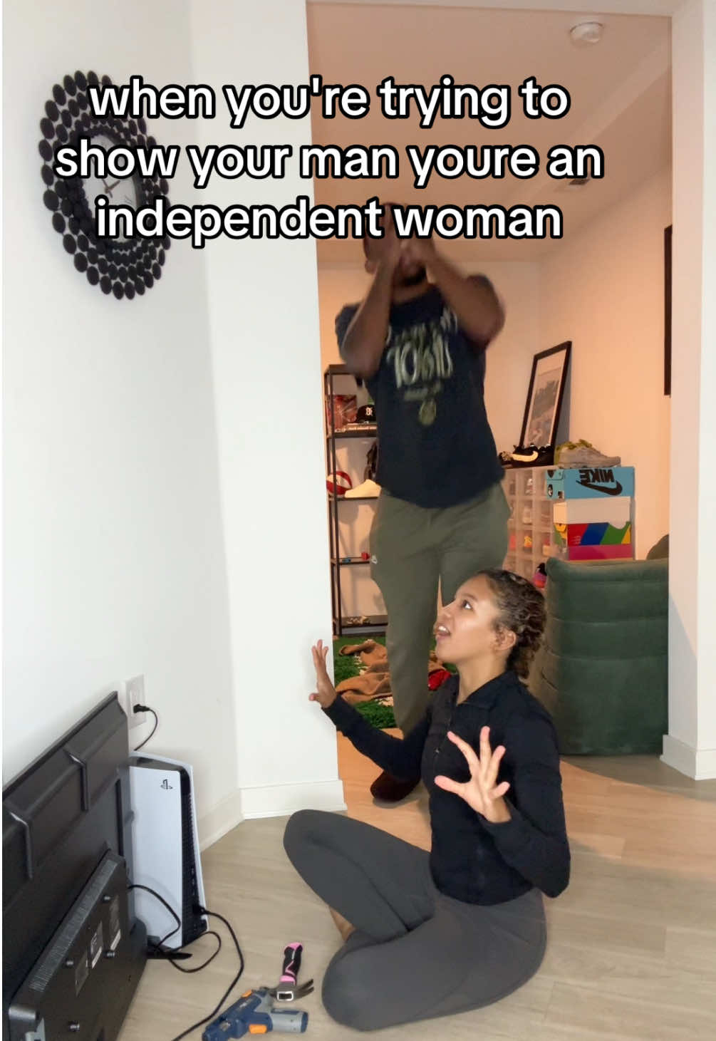 Why is trying to be independent so hard😭😭🫠 #fyp #couplestiktok #trending #couple #foryou #viral #couplegoals #relatable #couplecomedy #funny 