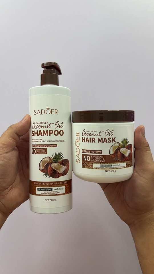 SADOER HAIR MASK & SHAMPOO #sadoer #sadoerhairmask #sadoershampoo 