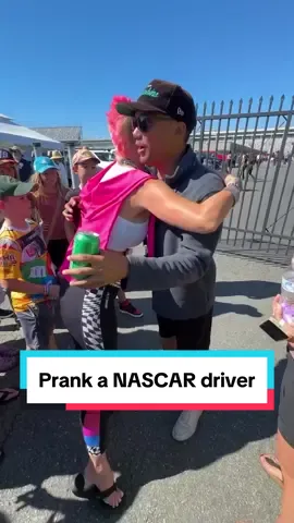 We pranked a @nascar driver and then I instantly felt bad😟 I’m obviously not a good prankster! Brad Perez and Kap Houston came by our little compound to hang out with us and it was a blast!  There were lots of laughs, good food and even better company!  We thought it would be fun to make a video with them and a prank got the most votes.  so then we had to figure out who didn’t know the ‘just give me my money’ prank- Kap knew so Brad was the victim.  He was so so sweet when we first met him that I instantly had second thoughts and didn’t want to do it LOL But before they left we went for it- as you can see he had no idea what was coming! We love you Brad!!!  You are such a good sport🤩  @brad perez  @Kap Houston  @CLT Motor Speedway  #NASCAR #NASCARPartner #NASCARPlayoffs #prank #Vlog #familyvlog #rvlife #NASCARFan