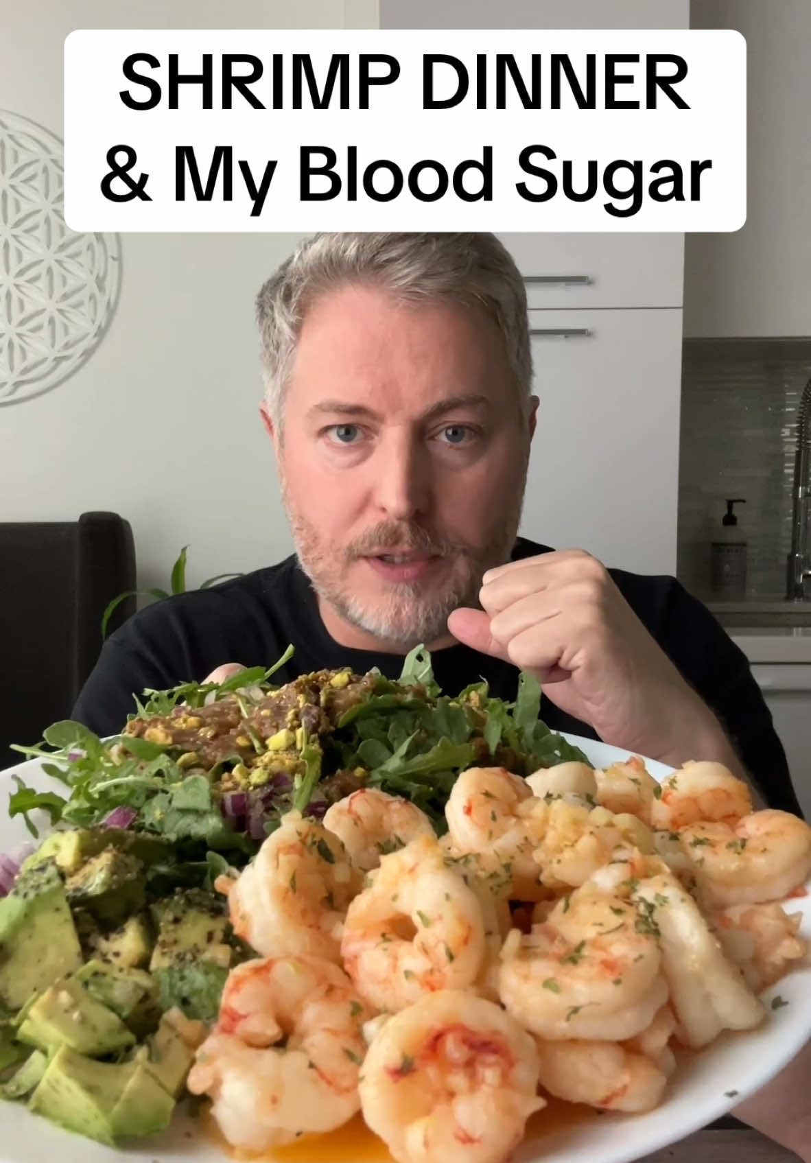 Shrimp dinner and my blood sugar. How does it affect my glucose levels? #glucose #bloodsugar #insulinresistant1 #shrimp