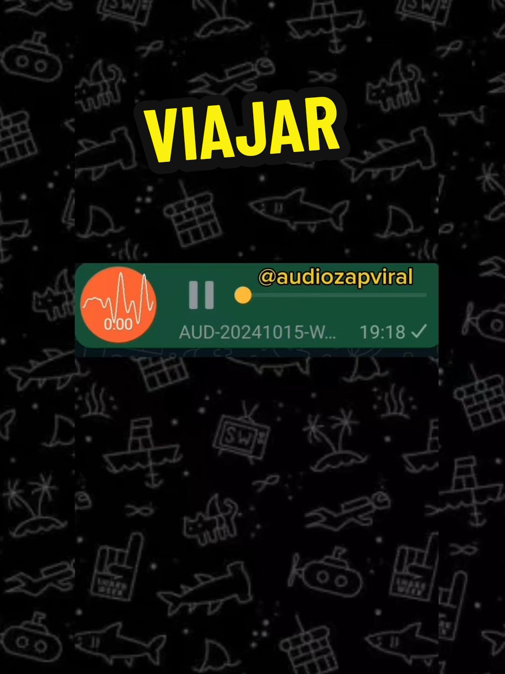 #audiosengracados #audiosvirales #whatssapstatus #audioviral #audio #whatsapp #viajar #finaldeano 