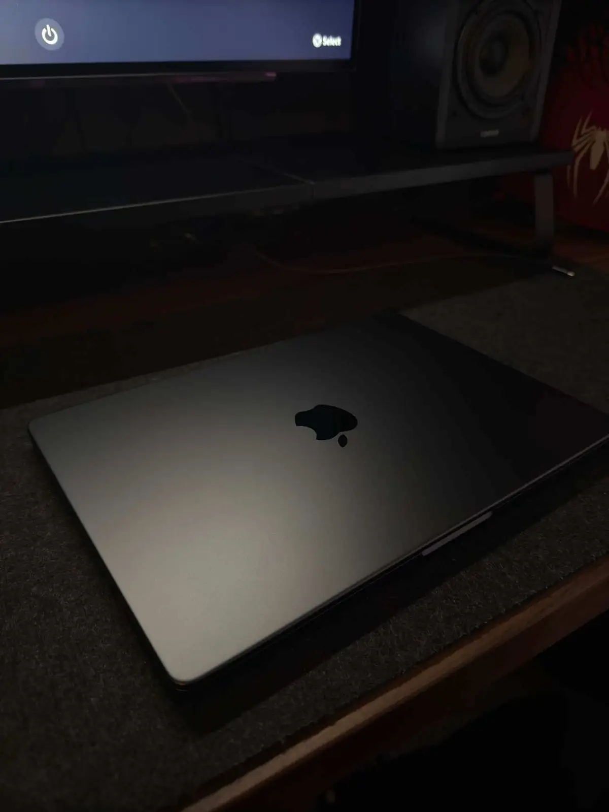 New Space Black Macbook Pro M3 Pro chip #macbookpro #macbook #M3Pro #laptop #school #work #fyp #tech #computer