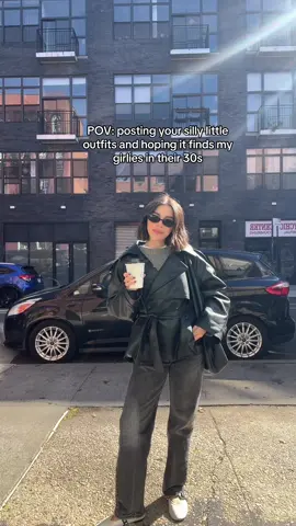 Sexy cool matrix girlie vibes — LEATHER trench is the move, trust me 🖤 #foryoupage #fyp #nyc #newyork #OOTD #fitcheck #GlowUp #30sclub #styletok #falltrends #chicstyle 