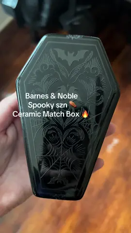 Perfect for lighting candles 🍁 #spookyseason #barnesandnoble #coffinmatchbox #matchbox #halloween2024 #halloween  