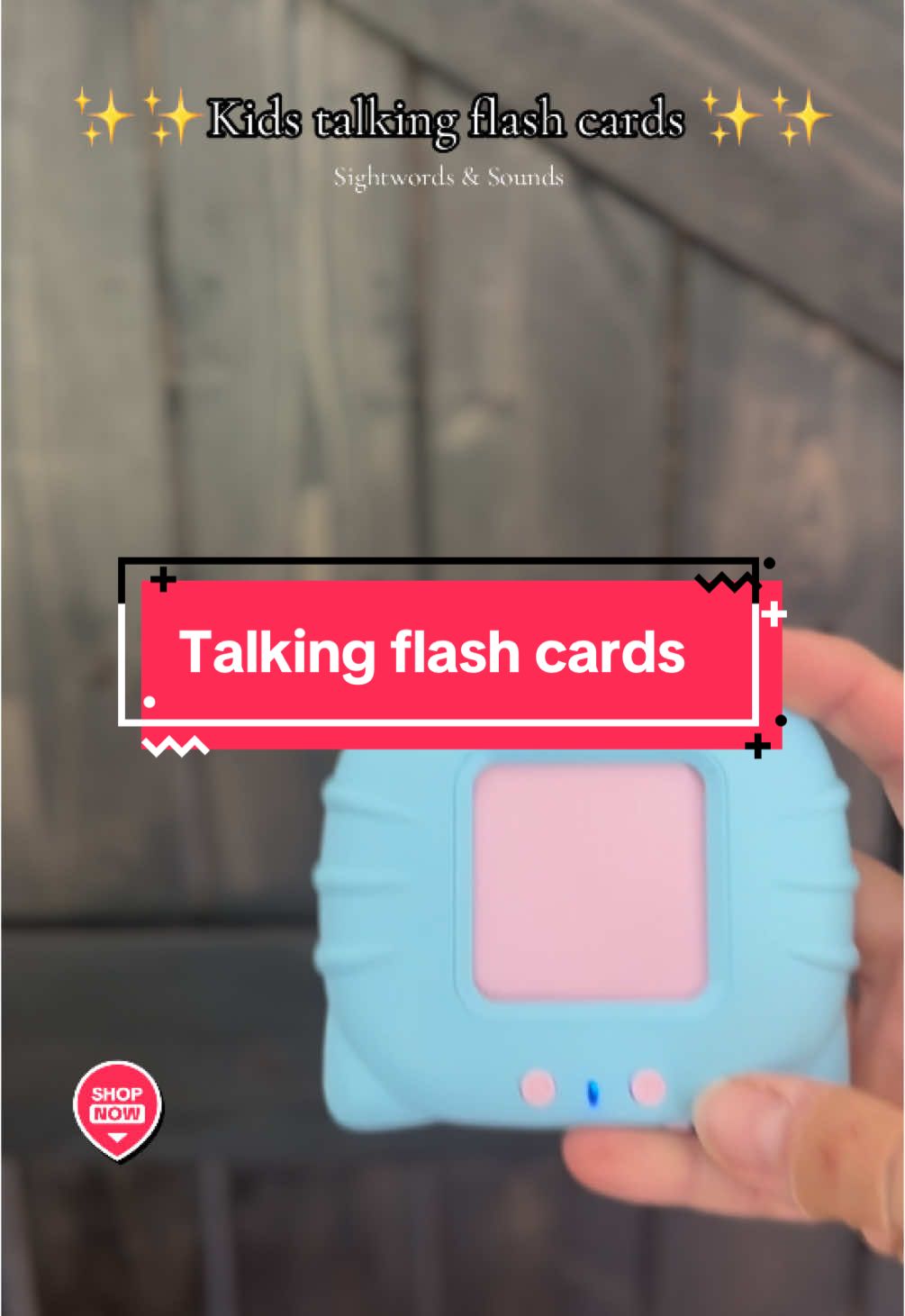 ✨✨ Talking flashcards learning game for children! ✨✨ #tiktokshopblackfriday  #tiktokshopcybermonday  #FallDealsForYou #TikTokShopHolidayDeals  #tiktokshopholidayhaul #MomsofTikTok  #toddlertoys #toddlerlearning #kidslearning #Educational #fyp  Talking flashcards Educational tools for kids Fun learning games for kids Toddler sight words Kids sight words Toddler toys Toddler learning toys Learning toys for kids 224 sight words