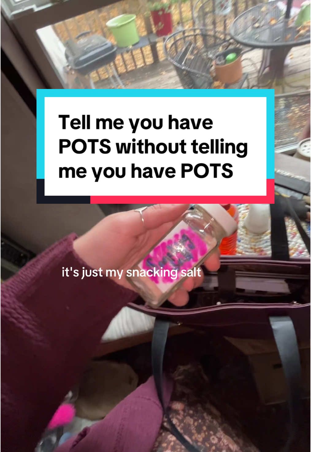 whats your POTS tell? 👀  #chronicillness #invisibleillness #disabledstudent #spoonie #ehlersdanlos  #POTS #dysautonomia #neurologicdisorder  #disabilityeducation #representationmatters 