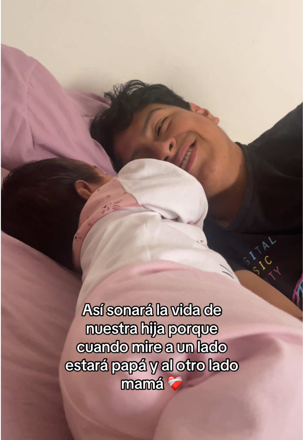 Siempre estaremos para ti, mi Chuletita 🧑‍🧑‍🧒❤️ #babygirl #bebearcoiris🌈 #papaehija #papasprimerizos #zyxcba 