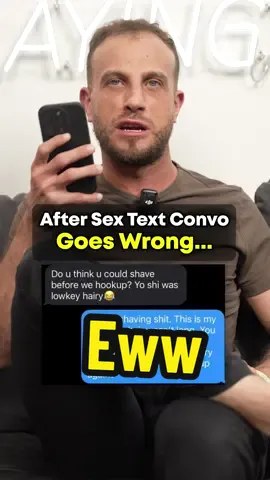 Worst Post Sex Convo Ever #fyp #fypシ #trending #pickup #funny #funnytexts #dating #datingfail #datingstorytime #dating #texting #tinder #datingapps #moderndating #norizz #datingtiktok 